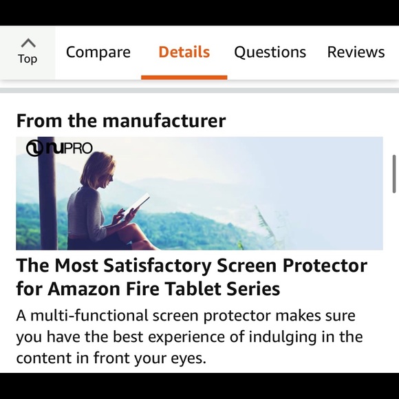 NuPro Clear Screen Protector - Picture 8 of 11